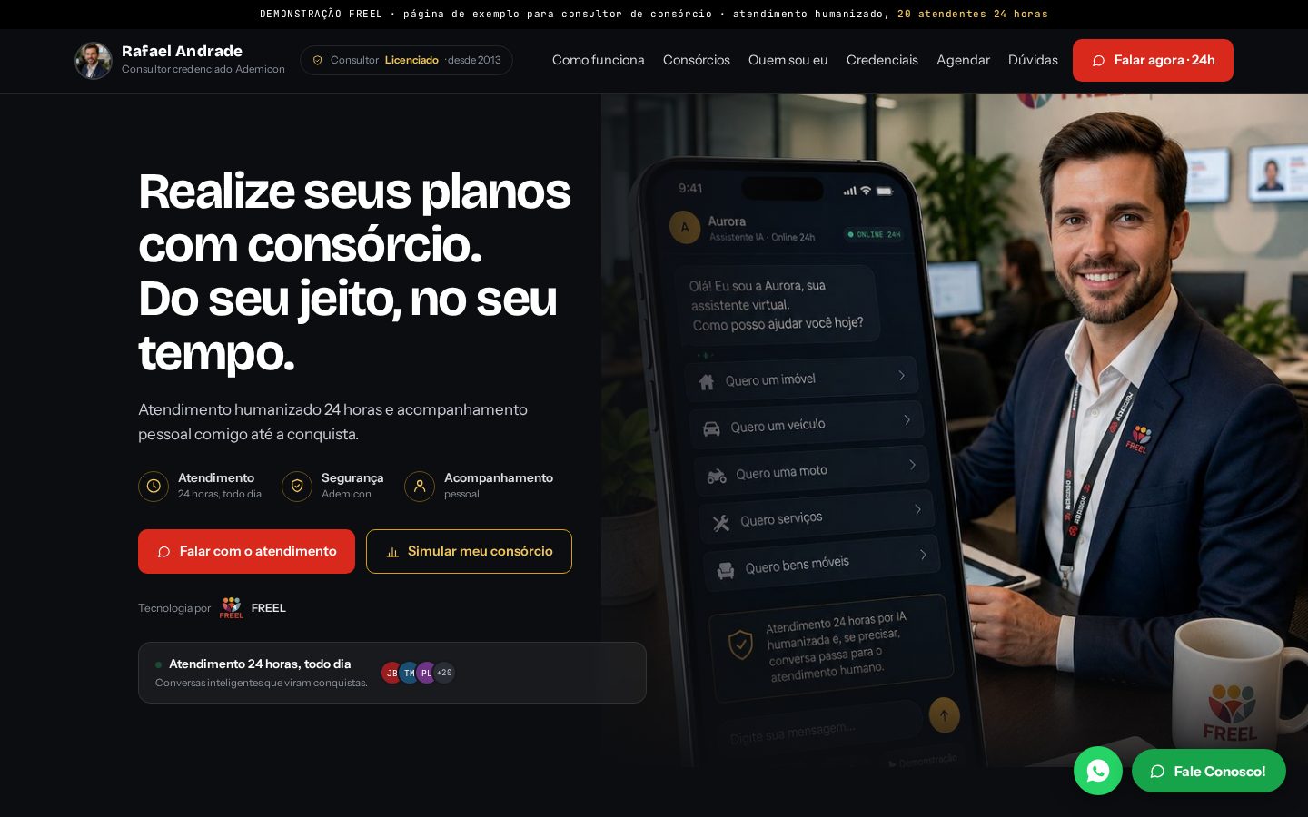 Prévia de Consultoria de Consórcio