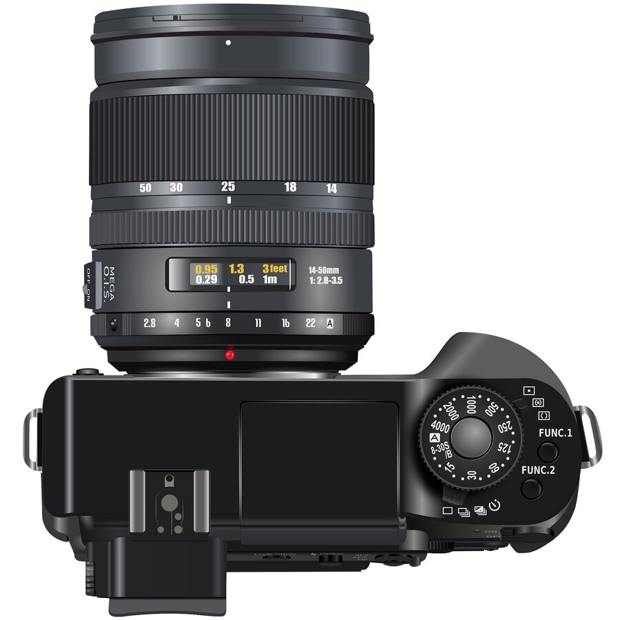 Equipamento fotográfico preparado para um ensaio