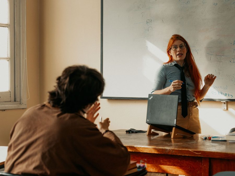 Aula em grupo